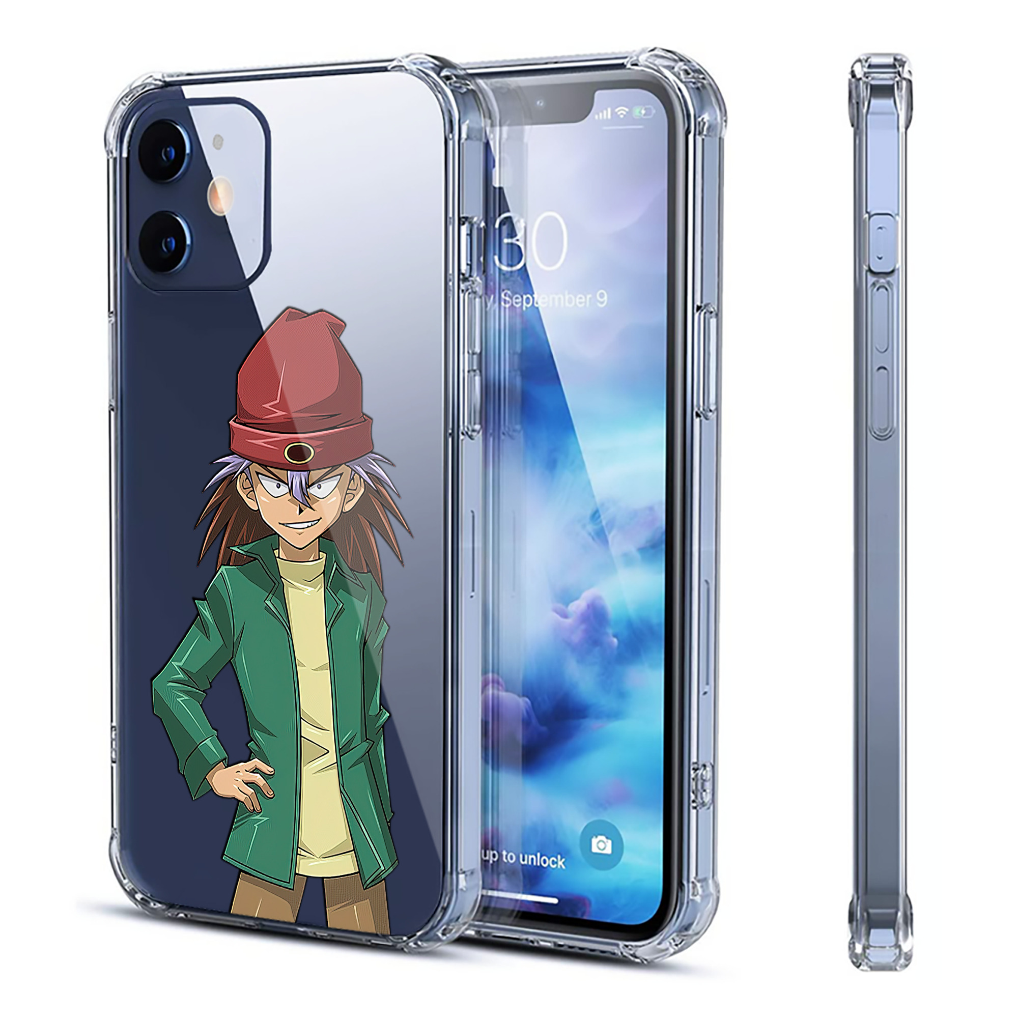 （画像用） 遊☆戯☆王 Yu-Gi-Oh! 【iPhone 12シリーズ対応】透明スマホケース（クリアソフトケース）